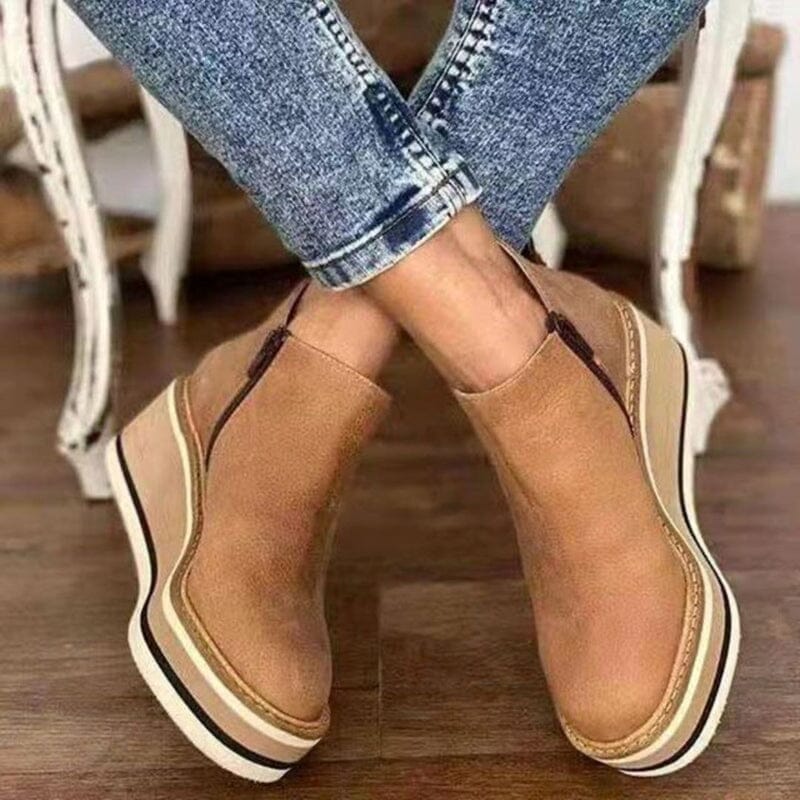 Bota Feminina Chloe FEMININO - CALÇADOS - BOTA CHLOE Dashui Khaki 35
