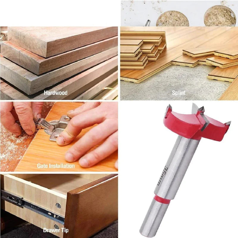 Kit 6 Brocas Fresas Forstner Para Madeira Ferramentas (Brocas 7) Dm Stores