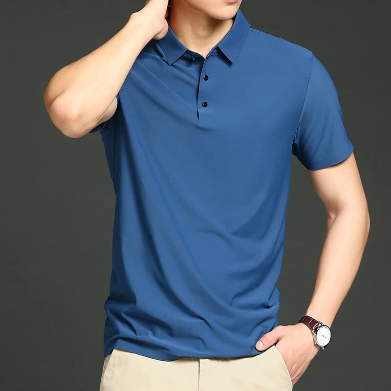 Polo ActiveStyle – Tecnologia, Estilo e um Brinde Exclusivo MASCULINO - ROUPAS - CAMISA POLO 8 Dm Stores Azul P