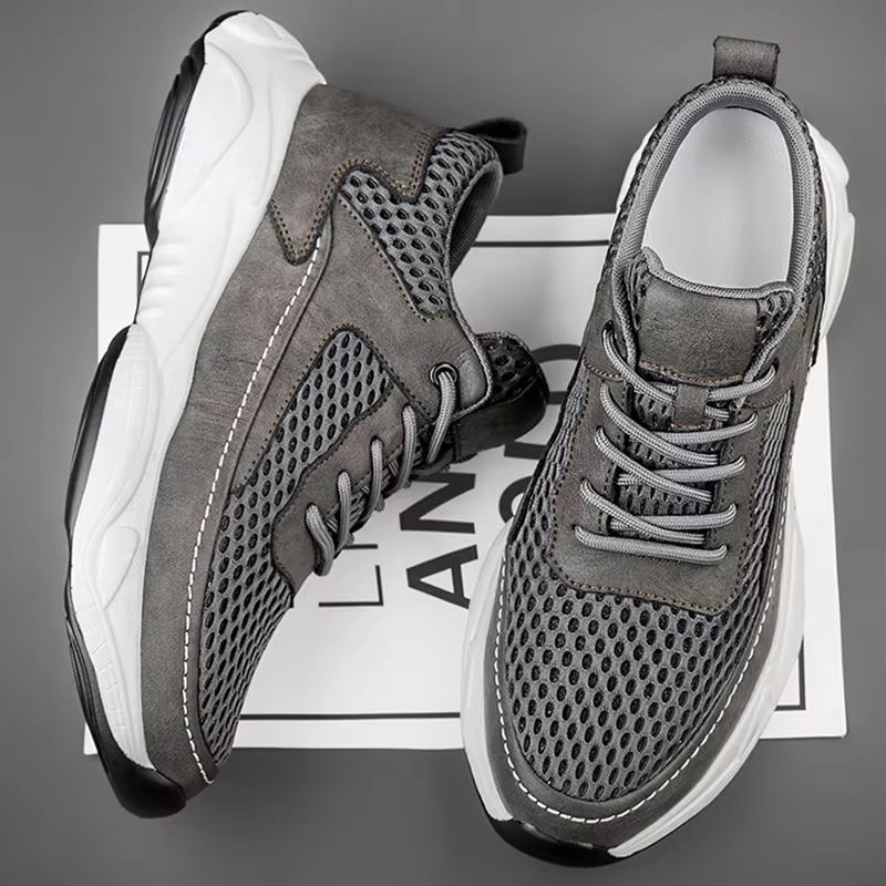 Tênis Respirável Masculino Eleva Altura – Conforto Ortopédico MASCULINO - CALÇADOS - TENIS 11 Dm Stores