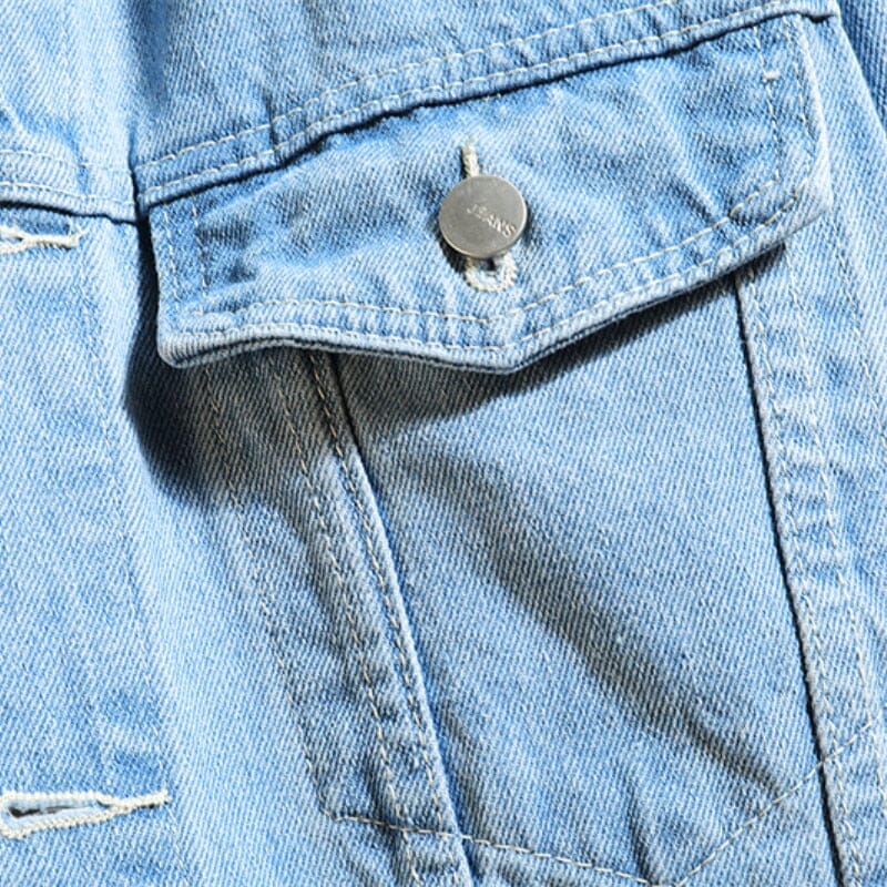 Jaqueta Jeans com Forro de Moletom - DenimComfort Roupas (Jaqueta Masculina 1) Dm Stores