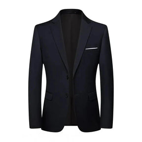 Blazer Masculino London TERNO008 G25 Sr Aflha Azul Marinho 2 Botões P 