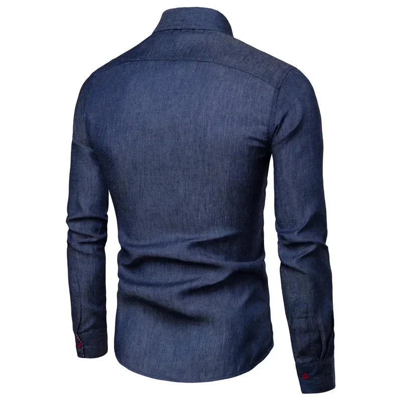 Camisa Masculina Manga Longa Casual CAMISA004 G2 Sr Alpha 