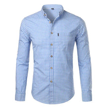 Camisa Social Masculina Manga Longa CAMISA002 G2 Sr Alpha Azul 38 