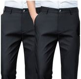 COMPRE 1 E LEVE 2 | Calça Social Clássica Alfaiataria Gentleman 2024 + Brinde Cinto Social Couro MASCULINO - ROUPAS - CALÇA 10 Dm Stores Preta + Preta P (38) 