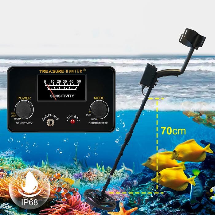 Detector de Metais e Pedras Preciosas Profissional - MetaLuxe Camping e trilha - 001 A minha loja 