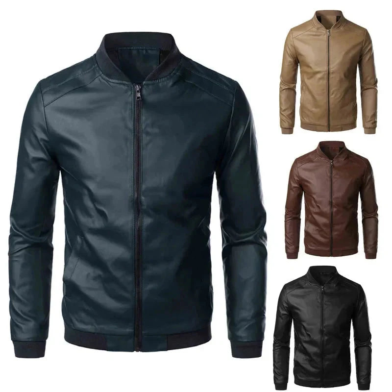Jaqueta Masculina Couro Básica G1 - JAQUETA02 Sr Alpha 