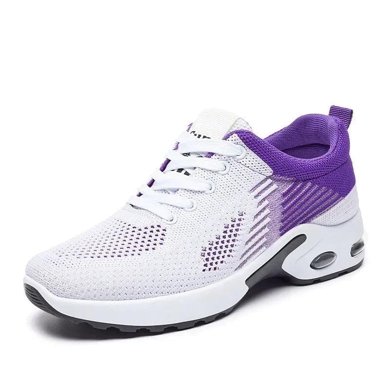 Tênis Esportivo Feminino NitroStep Tênis 03 Lojas Quinho Roxo 34 