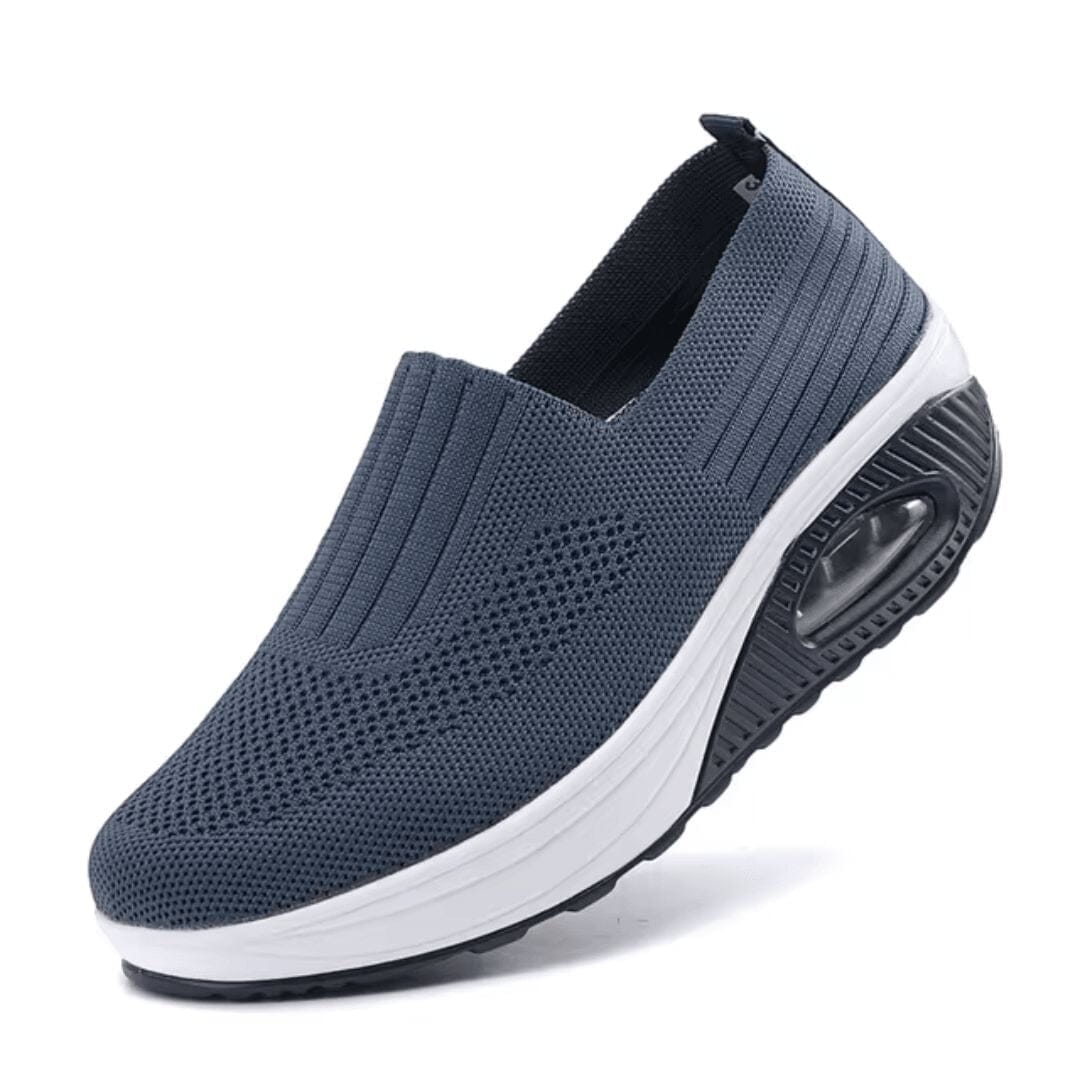 Tênis Ortopédico Feminino ComfortZen Tênis 12 Soul Sneakers Azul Marinho 33 